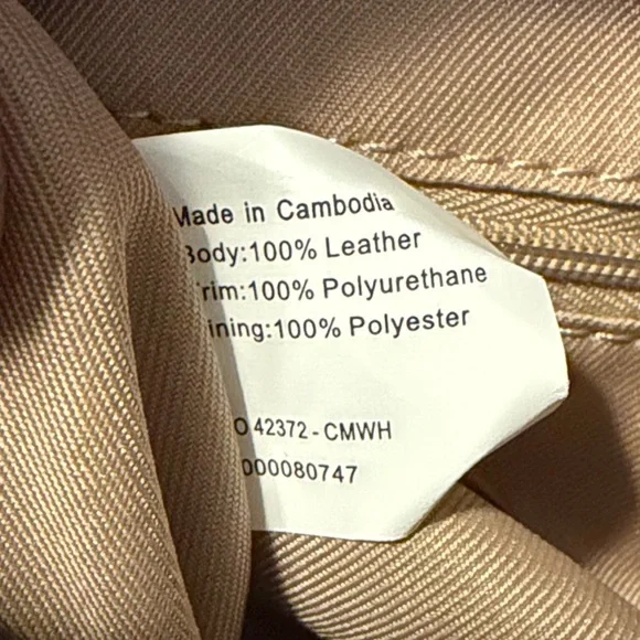 The Sak Almeda Two-Tone Brown & Tan Leather Shoulder Bag - Picture 11 of 13